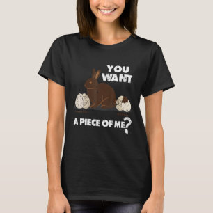 Camiseta Páscoa Adolescente Dita Chocolate Coelho Memória