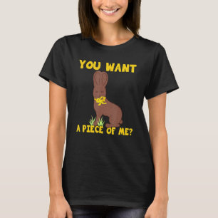 Camiseta Páscoa Adolescente Diz Coelhinho de Chocolate