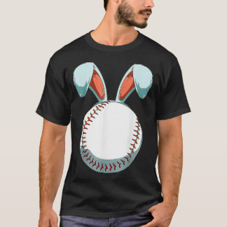 Camiseta Páscoa Bola de Beisebol Páscoa Dia Engraçado Pásco