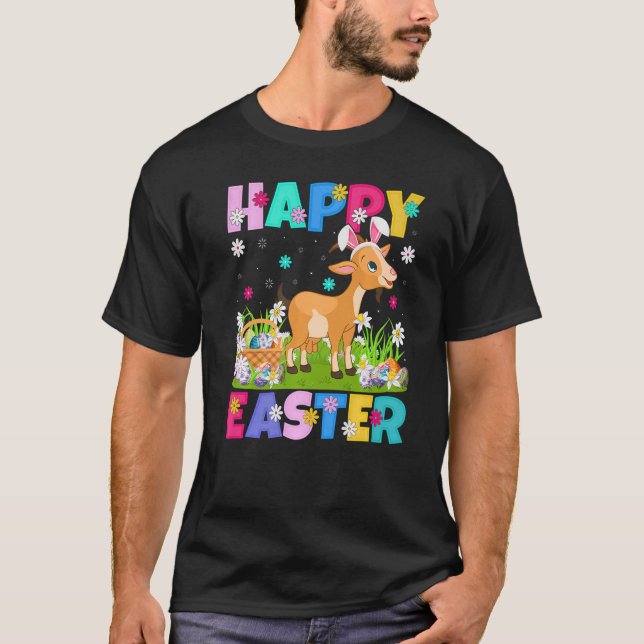 Camiseta Páscoa Bunny Chamois, Felz pascoa, domingo (Frente)