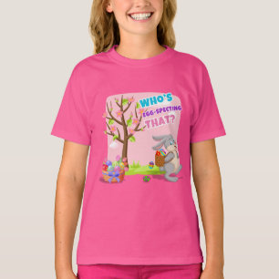 Camiseta Páscoa Bunny Mischefe Girl