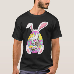 Camiseta Páscoa Bunny Triceratops Dinossauro Osauro Costume