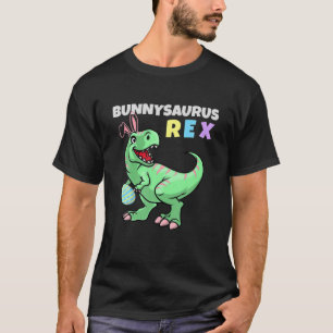 Camiseta Páscoa Bunnysaurus Rex Legal x Trex Páscoa Dinos