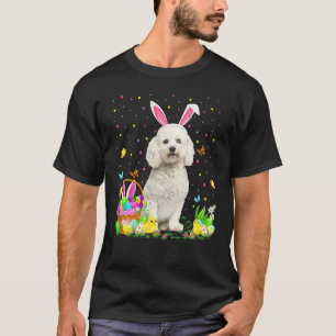 Camiseta Páscoa Caça De Ovos Funny Bichon Frise Páscoa S