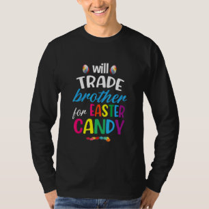 Camiseta Páscoa Candy Cote Trocará Irmão Pela Páscoa C