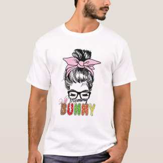 Camiseta Páscoa Celebração Bunny Mãe, Coelhinho De Mamãe, P