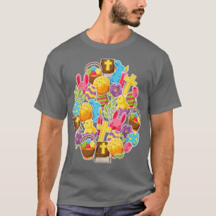 Camiseta Páscoa Christian Jesus Cristo Bíblia Ovos Pintinho