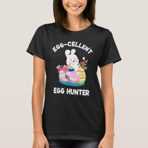 Camiseta Páscoa Coelhinha Dia Tee Eggcellent Oveg Hunter Pá