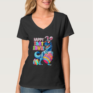 Camiseta Páscoa Coelhinha Dinossauro Rex Costume Adultos Me