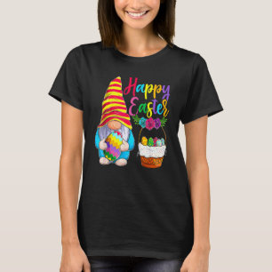 Camiseta Páscoa Coelhinha Feliz Gnome Coelho Engraçado Cest