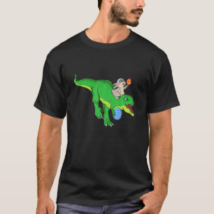 Camiseta Páscoa Coelhinha Páscoa De Ovos Rex Dinossaur Ty