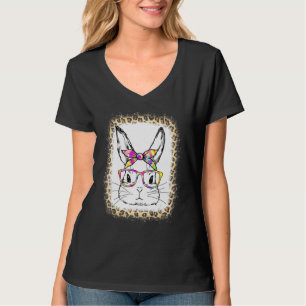 Camiseta Páscoa Coelhinho Coelhinho Coelho Bonito Rosto Col