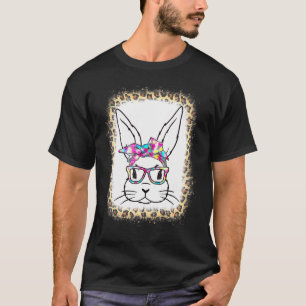 Camiseta Páscoa Coelhinho Coelhinho Coelho Bonito Rosto Col