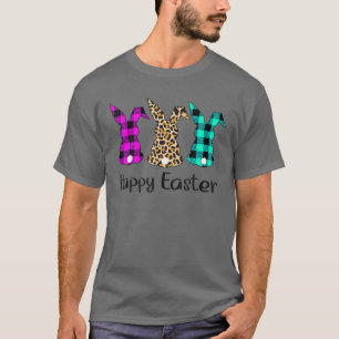 Camiseta Páscoa Coelho Coelho Coelho Leopardo Palma Domingo
