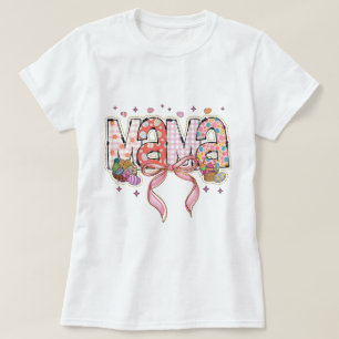 Camiseta Páscoa com brilho Mama Coquette
