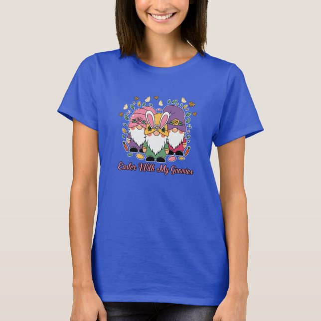 Camiseta Páscoa Com Meus Gnomos (Frente)
