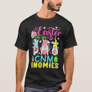 Camiseta Páscoa Com Meus Gnomos CNM Enfermeira Engraçada Gn