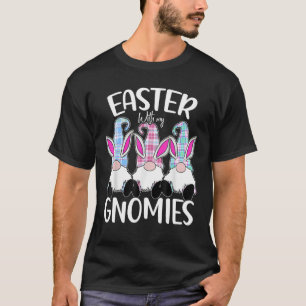 Camiseta Páscoa Com Os Meus Gnomos Nórdicos Engraçados Home