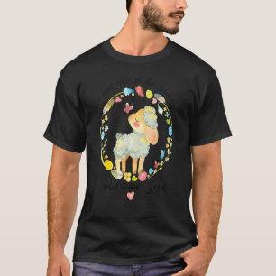 Camiseta Páscoa Cristã Não Sobre A Bonita Floral L