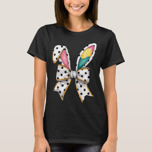 Camiseta Páscoa de Arco Whimesl Orelha Bolinhas domingo