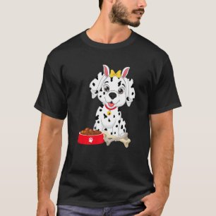 Camiseta Páscoa de Cachorro Dalmaciano Cujo Cachorro Ocorre