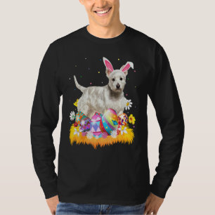 Camiseta Páscoa de Cão de Ovo de Páscoa domingo