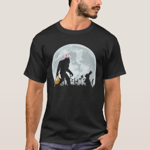 Camiseta Páscoa De Coelhinho De Ovo De Pé-Grande Vintage