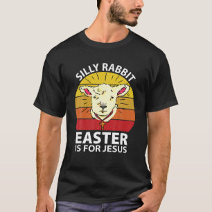 Camiseta Páscoa De Coelho bobo É Para Jesus Engraçado Chris