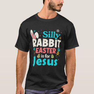 Camiseta Páscoa De Coelho bobo É Para Jesus Religioso Engra