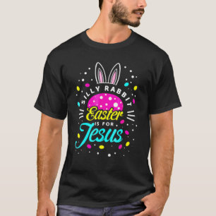 Camiseta Páscoa De Coelho bobo É Para Jesus _ Toddler Bun