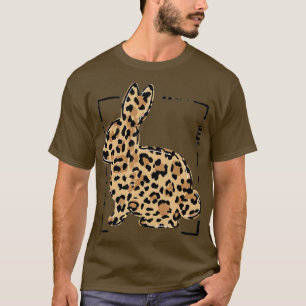 Camiseta Páscoa de coelho-leopardo Dia das Palmas Domingos 