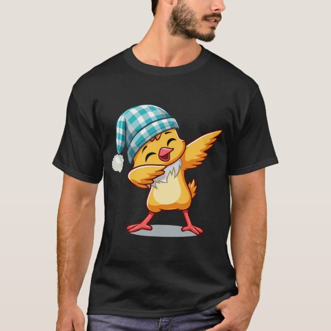 Camiseta Páscoa de frango (Frente)