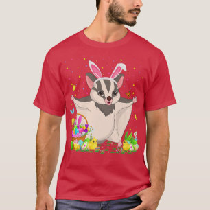Camiseta Páscoa De Glider De Açúcar Bunny Ovo Para Caça A O