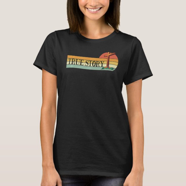 Camiseta Páscoa de HISTÓRIA de Jesus Cross e Bíblia Cristã (Frente)