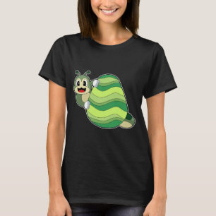 Camiseta Páscoa de lagartas ovo de Páscoa