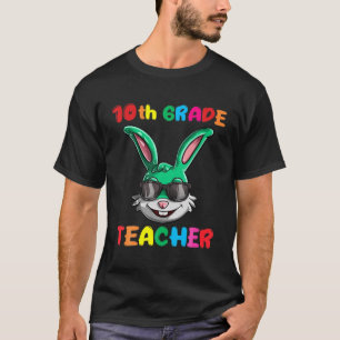 Camiseta Páscoa Dia Coelhinho 10º Professor, Páscoa Rabi