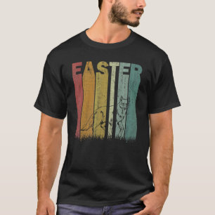 Camiseta Páscoa Dia Coyote Retro Graphic Funny Páscoa Costu