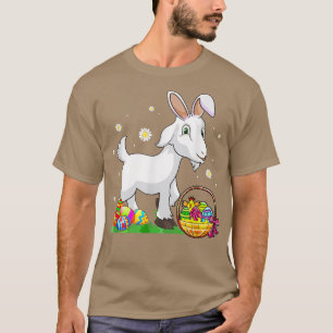Camiseta Páscoa Dia de Caprino Coelhinho Ovos Caça Cesto Gi
