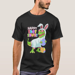 Camiseta Páscoa Dia Dinossauro Engraçado Feliz Eastrawawer 