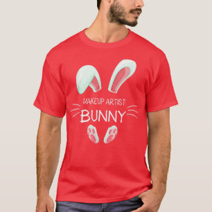 Camiseta Páscoa Dia Figurino Correspondente à Maquiagem de
