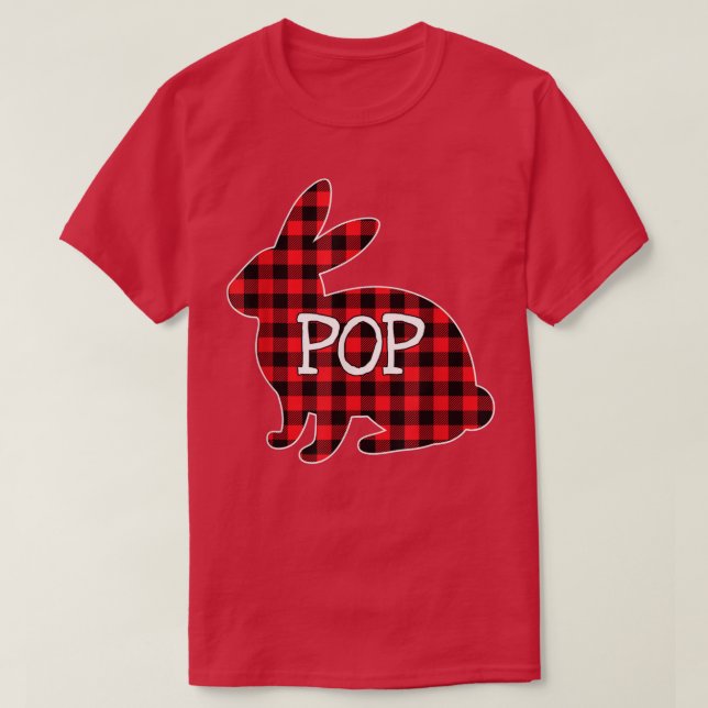 Camiseta Páscoa Dia Figurino Xadrez Vermelha Pop Cinza Coel (Frente do Design)