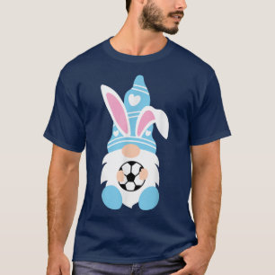 Camiseta Páscoa Dia Gnomo Hug Futebol Coelho Primavera Pásc