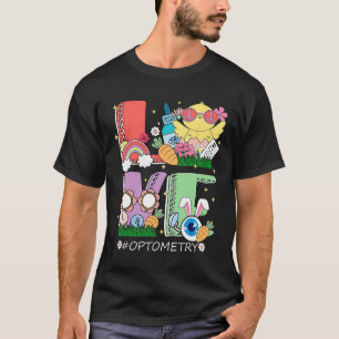 Camiseta Páscoa Dia Pintinho Optometria Amor Squ visão ópti