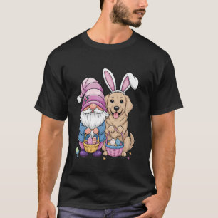 Camiseta Páscoa do Cão de Fila Easter Bunny Ovos Caça Engra