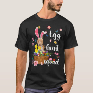 Camiseta Páscoa do dia do Felz pascoa de Fox Terrier com Fi