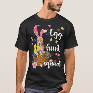 Camiseta Páscoa do dia do Felz pascoa de Fox Terrier com Fi