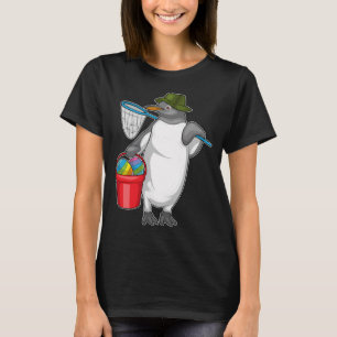 Camiseta Páscoa do Pinguim Caça ao Ovo de Páscoa