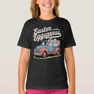 Camiseta Páscoa Eggspress Retro Bunny Entrega