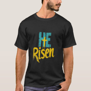 Camiseta Páscoa ELE Ressuscitou Fé Cristã