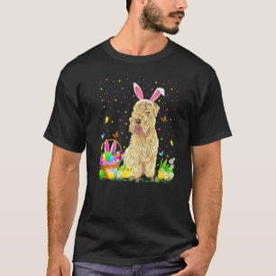 Camiseta Páscoa Engraçada Caça De Ovos Com Rodas Terrier Do